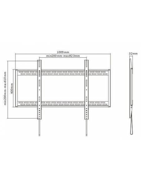 Vivolink 60"-100", VESA, Metal, 125kgs - 7