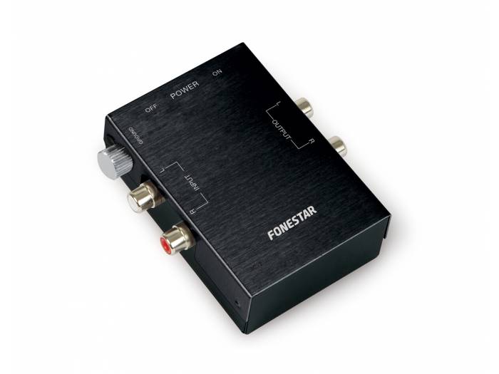 FONESTAR TC-2 Preamplificador estéreo para giradiscos con cápsula magnética
