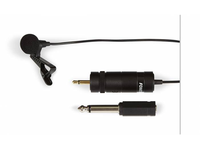 FONESTAR FCM-400 Micrófono de condensador y adaptador de entrada de micrófono dinámico