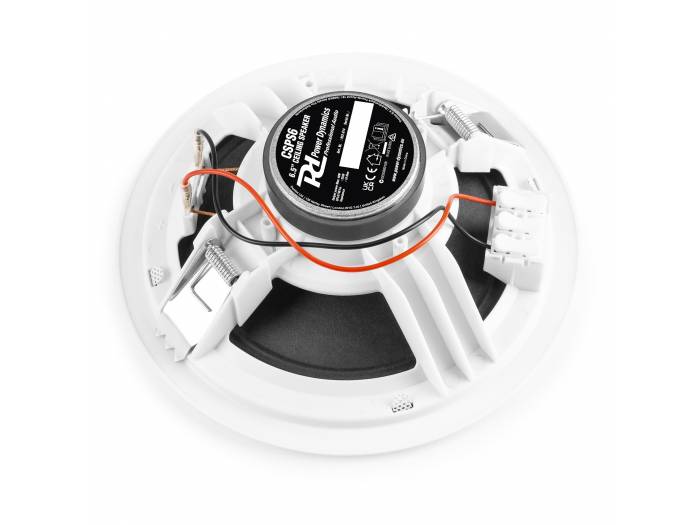 Power Dynamics CSPS6 Altavoz de techo 16 Ohm 6.5" Basic Blanco  952614 - 10