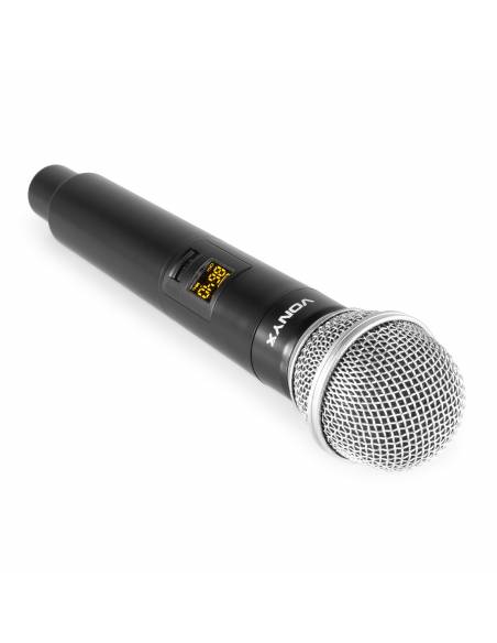 Vonyx WM552 Micrófono inalámbrico UHF dual Plug-and-Play  179211 - 21