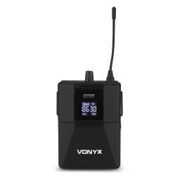 Vonyx WM55B Micrófono de petaca inalámbrico UHF plug-and-play  179202 - 14 2