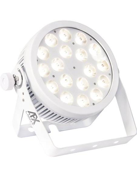 AFX AFX - PRO LED PROJECTOR WHITE ALUMINIUM HOUSING 18 x 6W 2-IN-1 (WW-CW) PROPAR18-WH