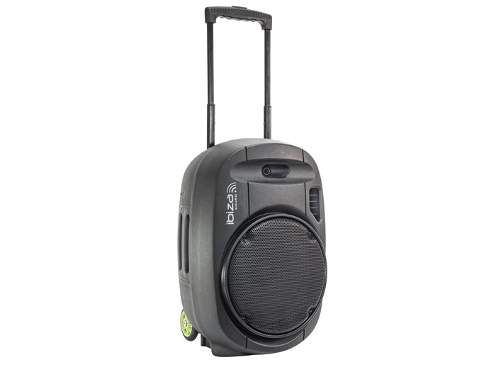 IBIS 12'' PORTABLE PA SYSTEM/2 VHF MIC/USB-MP3/VOX, BLUETOOTH PORT12VHF-MKII-TWS
