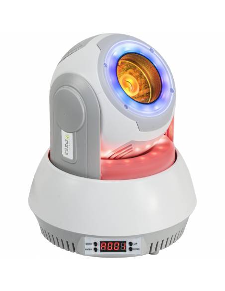 Ibiza Light STAR-BEAM-WH Mini Cabeza Móvil Beam 40W Blanca - 1