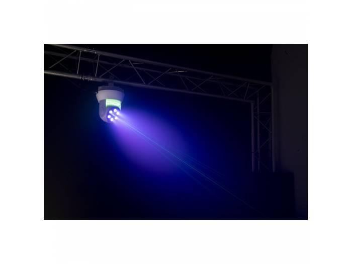 Ibiza Light STAR-LASER-BL Mini Cabeza Móvil con Láser Negra - 2