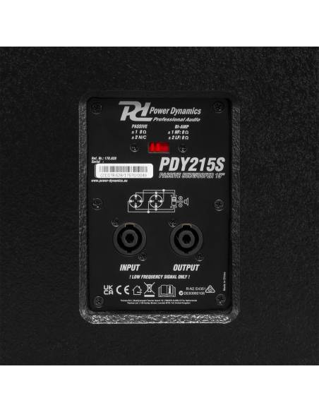 Power Dynamics PDY215S Subwoofer Pasivo 15” 900W  178628 - 10