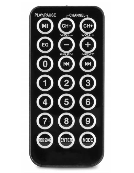 Skytec SPL 300MP3 Amplificador con LEDs azules EQ Negro  178764 - 6