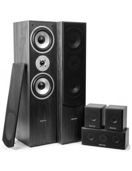 Fenton HF5B Sistema Home Theatre 5.0 - Negro