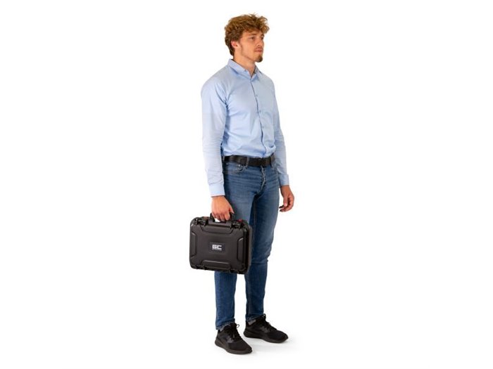 Power Dynamics GIGCase58R Maleta universal 'Hardcase' - Serie R - 32x24x12cm - IP67 - Negro