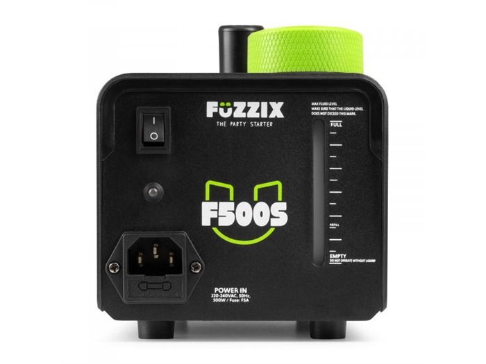 Fuzzix F500S Máquina de humo para fiestas 500 w con mando a distancia inalámbrico