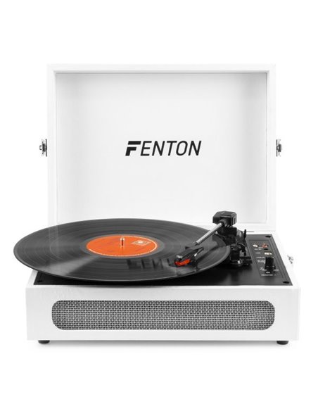 Fenton RP118F Tocadiscos retro con entrada/salida Bluetooth y USB - Beige