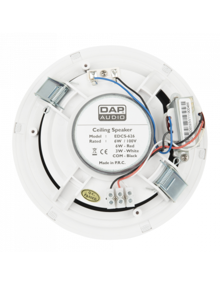 DAP Audio EDCS-626 White Altavoz Techo 6 Pulgadas - 2