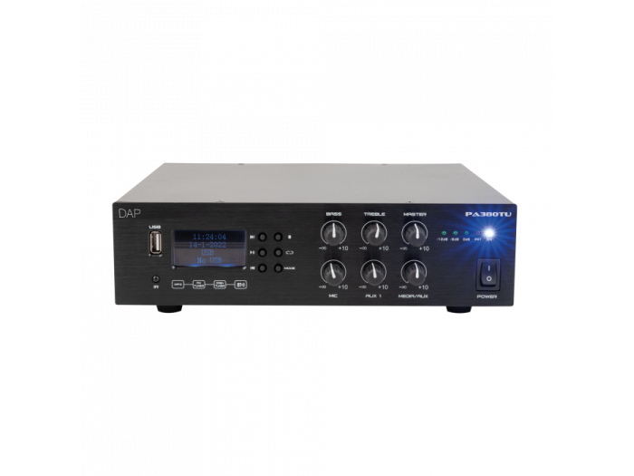 DAP Audio PA-380TU Amplificador para línea de 100V , 80W , Bluetooth 5.0 , USB , Radio FM - 3