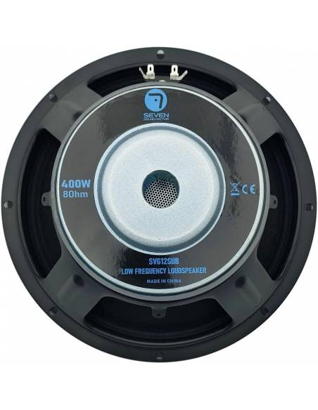 Seven Soundvector SVG12SUB/8 Subwoofer 12 Pulgadas Altavoz Profesional de Grave Sub-Grave 8 Ohm 400W AES 800W Peak - 7