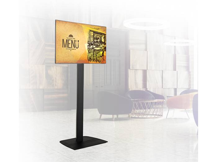 B-Tech Universal Flat Screen Floor Stand (VESA 600 x 400) - 1.8m Column - 4