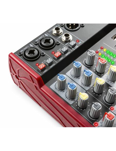 Power Dynamics PDM-X401 Mezclador Musical de estudio 4-Ch - 5