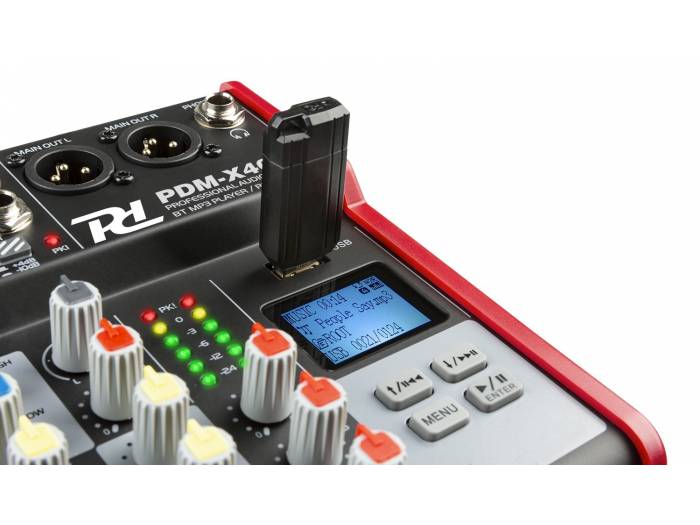 Power Dynamics PDM-X401 Mezclador Musical de estudio 4-Ch - 6