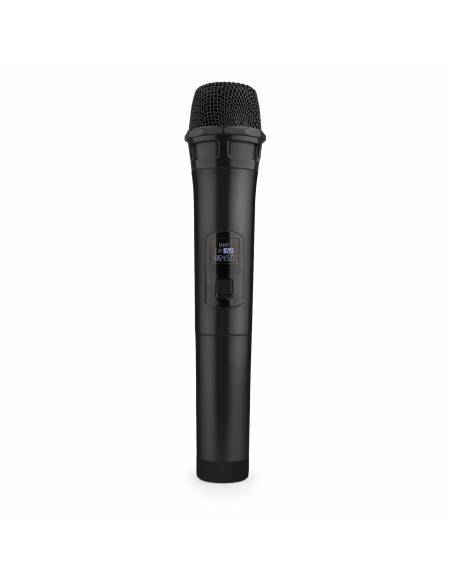Vonyx VSP200 Altavoz portátil bluetooth de 10” 200W 2 micrófonos inalámbricos SD USB MP3 - 3