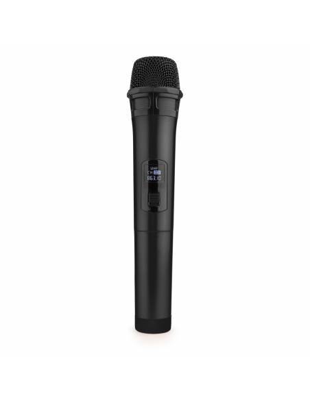Vonyx VSP200 Altavoz portátil bluetooth de 10” 200W 2 micrófonos inalámbricos SD USB MP3 - 5