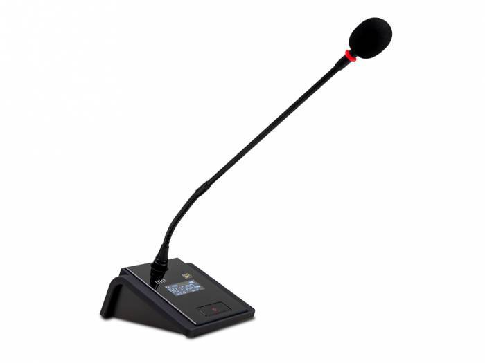 AMS MU 504 + MM 204 Sistema de conferencia con 4 micrófonos de sobremesa. 180 canales. Sincronización IR - 3