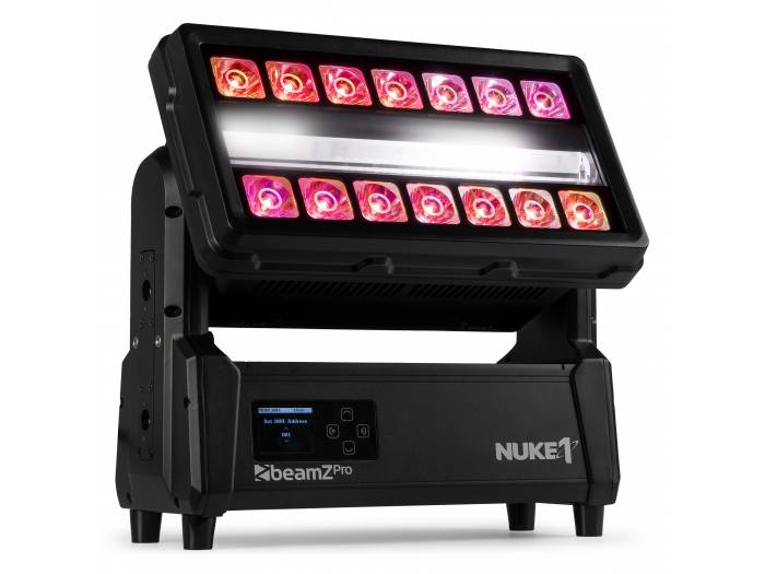 beamZ Pro NUKE1 Strobo/baño color Motorizado para exterior 153295