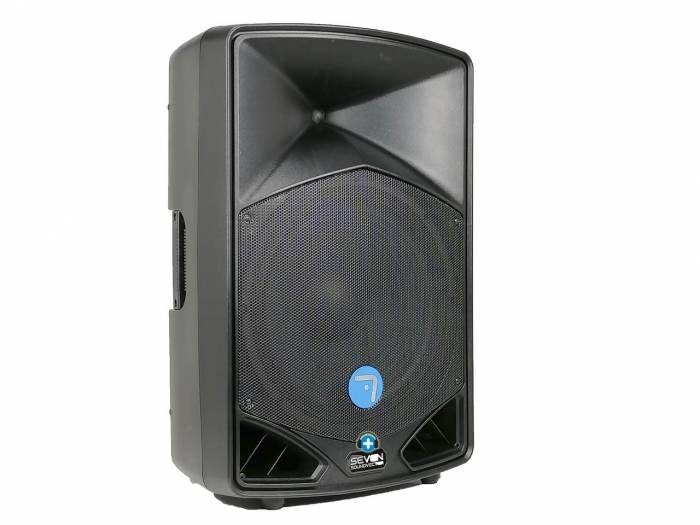 altavoz autoamplificado con bluetooth 1000w - vista lateral frontal