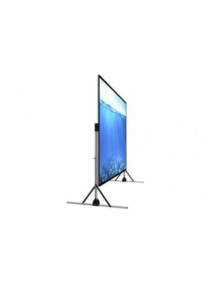 Pantalla con bastidor plegable de aluminio patas estuche y telas - 4