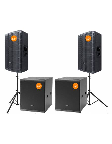 Pack TIJUANA 12 DJ SHOW 8400w