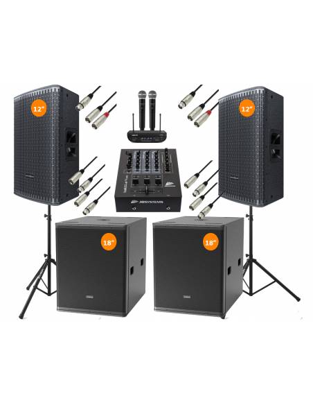 Pack TIJUANA 12 HOT MIC DJ SHOW 8400w - 24