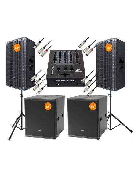 Pack TIJUANA 15 HOT DJ SHOW 8400w