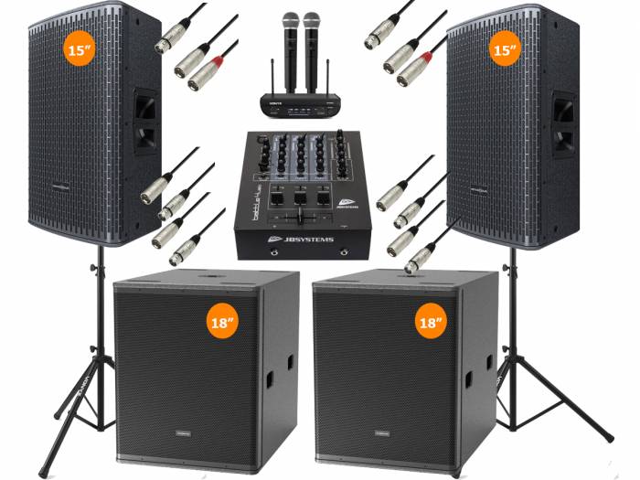 Pack TIJUANA 15 HOT MIC DJ SHOW 8400w