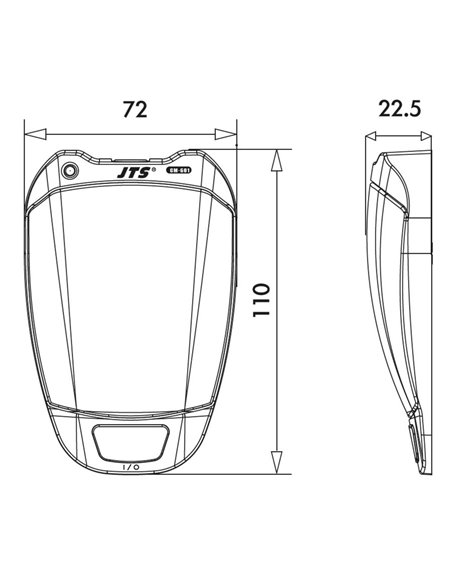 Monacor CM-601 Micrófono electret de superficie