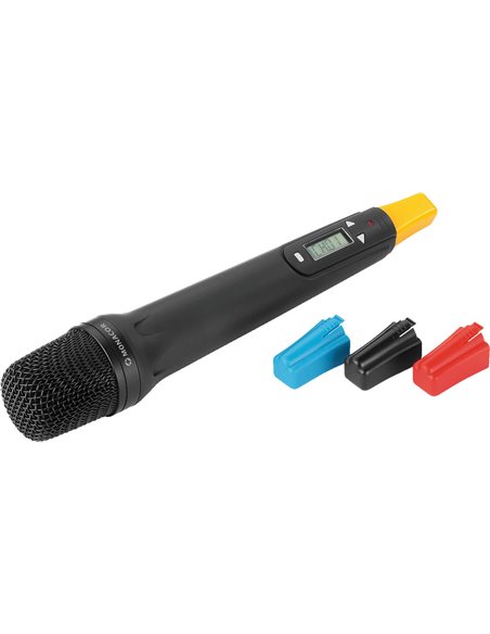 Monacor TXA-800HT Micrófono de mano con emisor multifrecuencia integrado