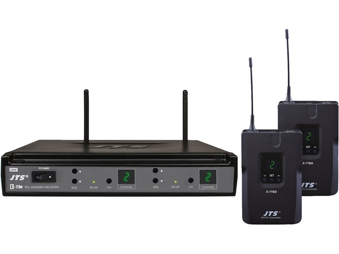 Monacor E-7BPSETD/5 Conjunto de transmisión de audio PLL UHF,