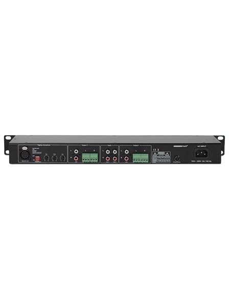 AMS MUB 62 Reproductor Multimedia de 2 canales USB/SD MP3, FM y Bluetooth
