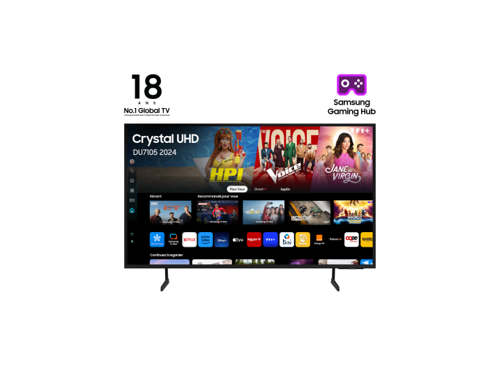 TELEVISION SAMSUNG 50” CRYSTAL UHD 4K ,SMART TV, WIFI, ETHERNET - 1