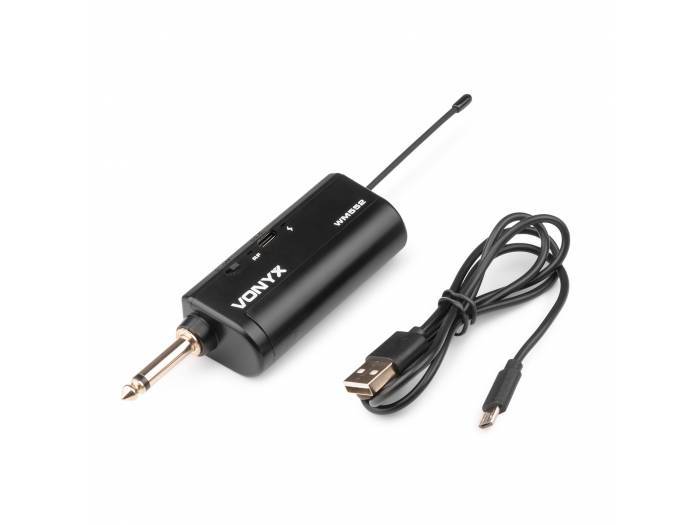 VONYX   WM552B Micrófono de petaca inalámbrico UHF dual plug-and-play - 5