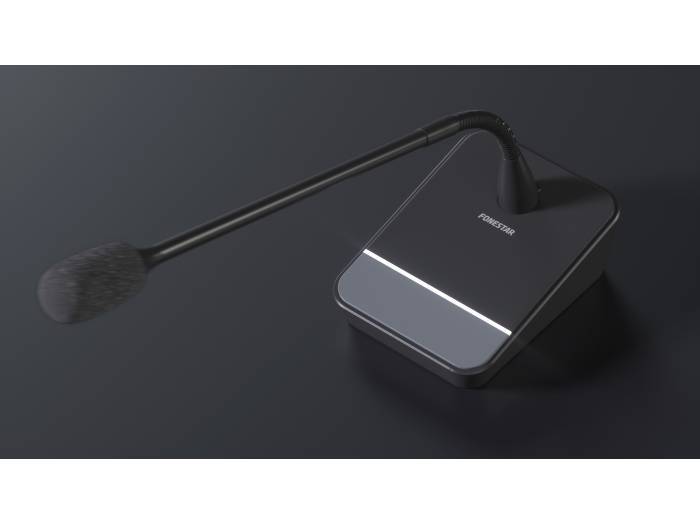 FONESTAR MICSET-C45 Micrófono de condensador electret unidireccional cardioide de sobremesa