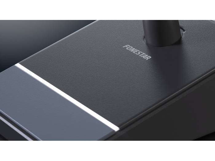 FONESTAR MICSET-C45 Micrófono de condensador electret unidireccional cardioide de sobremesa