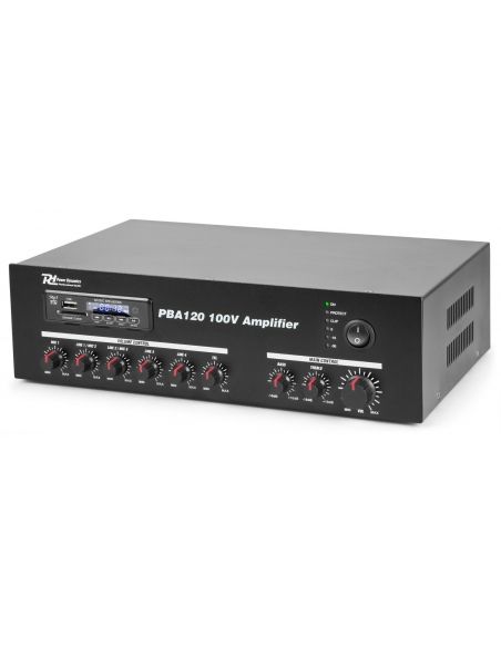 Power Dynamics PBA120 Amplificador linea 100V 120W 952096 - 4