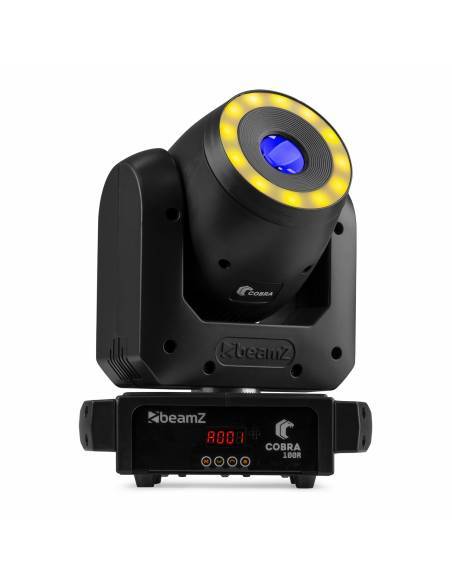 Beamz  Cobra 100R LED Cabeza móvil Spot con Anillo - 16