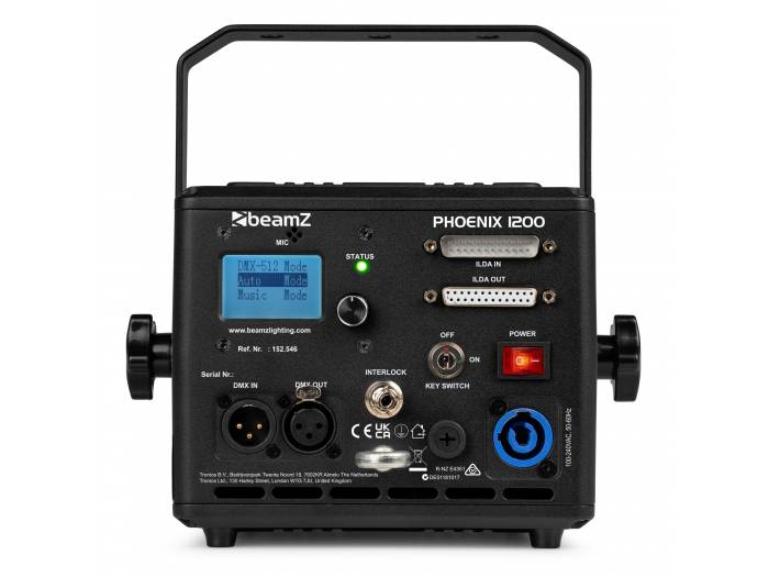 Beamz   Phoenix 1200 láser analógico - 3