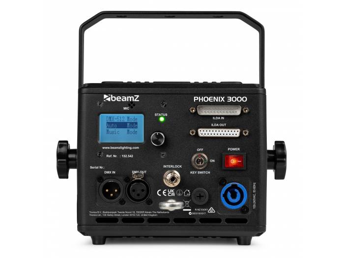 Beamz   Phoenix 3000 láser analógico - 1