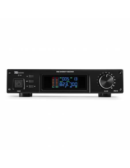 Power Dynamics PD210 Micrófono inalámbrico de mano UHF 160-Canales, sistema True Diversity