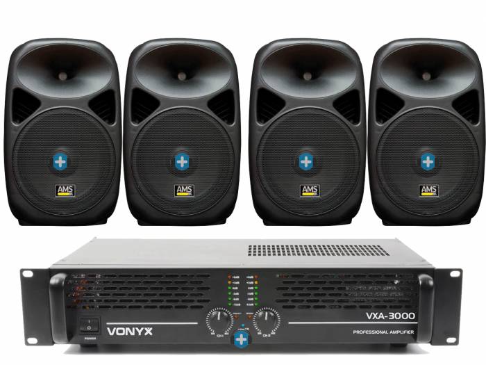 Pack de sonido RIDDLE con 3600w de potencia maxima