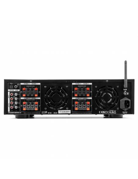Power Dynamic PV280BT Amplificador de audio de 8 zonas 800W