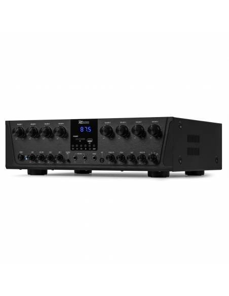 Power Dynamic PV280BT Amplificador de audio de 8 zonas 800W