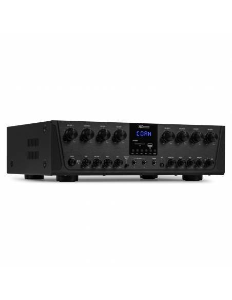 Power Dynamic PV280BT Amplificador de audio de 8 zonas 800W