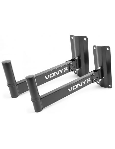 Vonyx WMS02 Juego de 2 soportes de pared para altavoz 180184 - 1